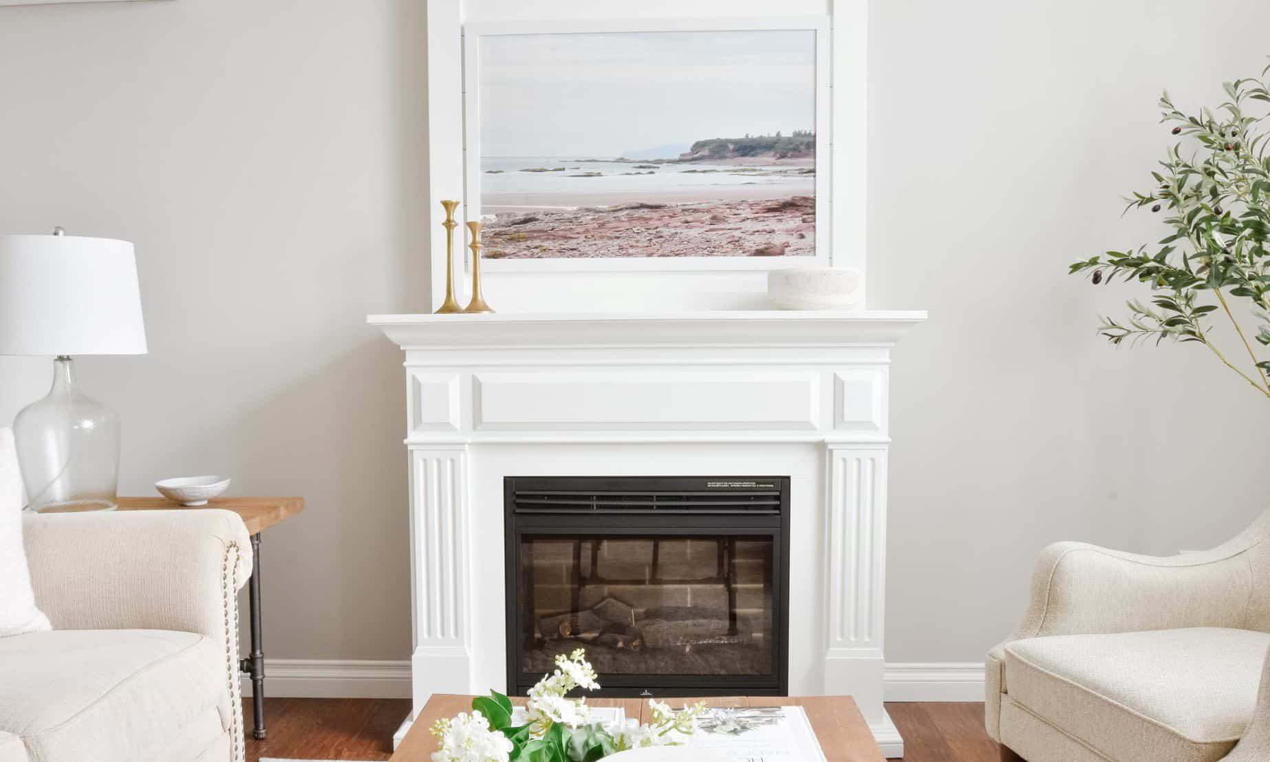 Affordable Electric Fireplace Makeover Tutorial