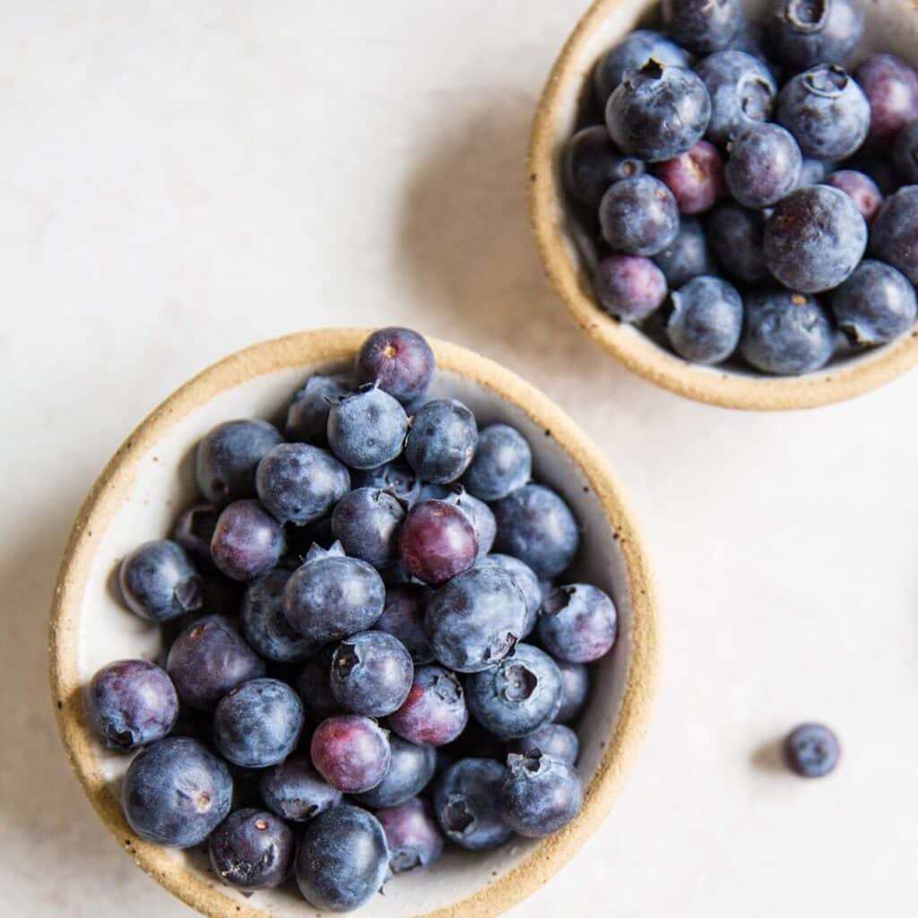 easy healthy blueberry muffins