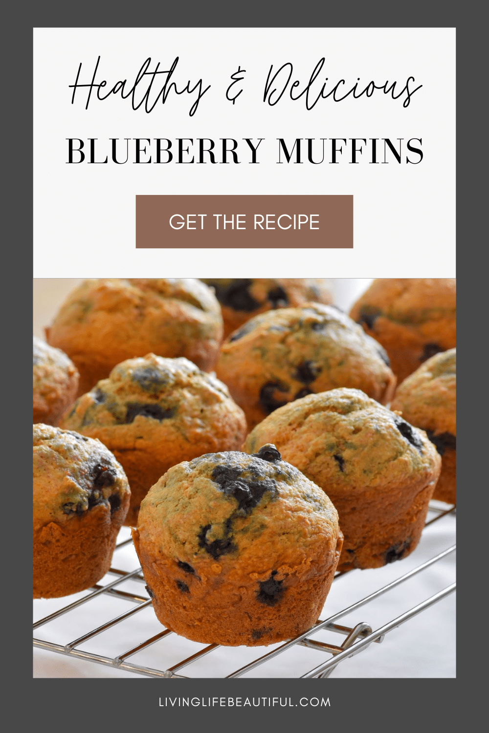 healthy blueberry muffins