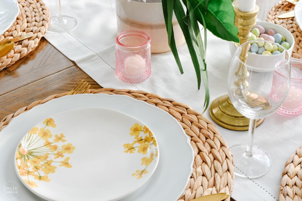 table setting spring