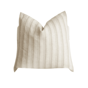 beige stripe pillow