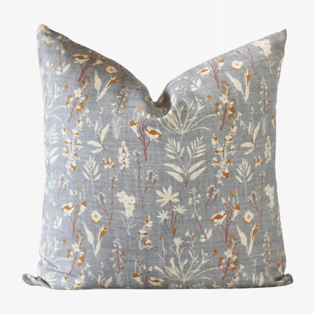 wildflower pillow cover