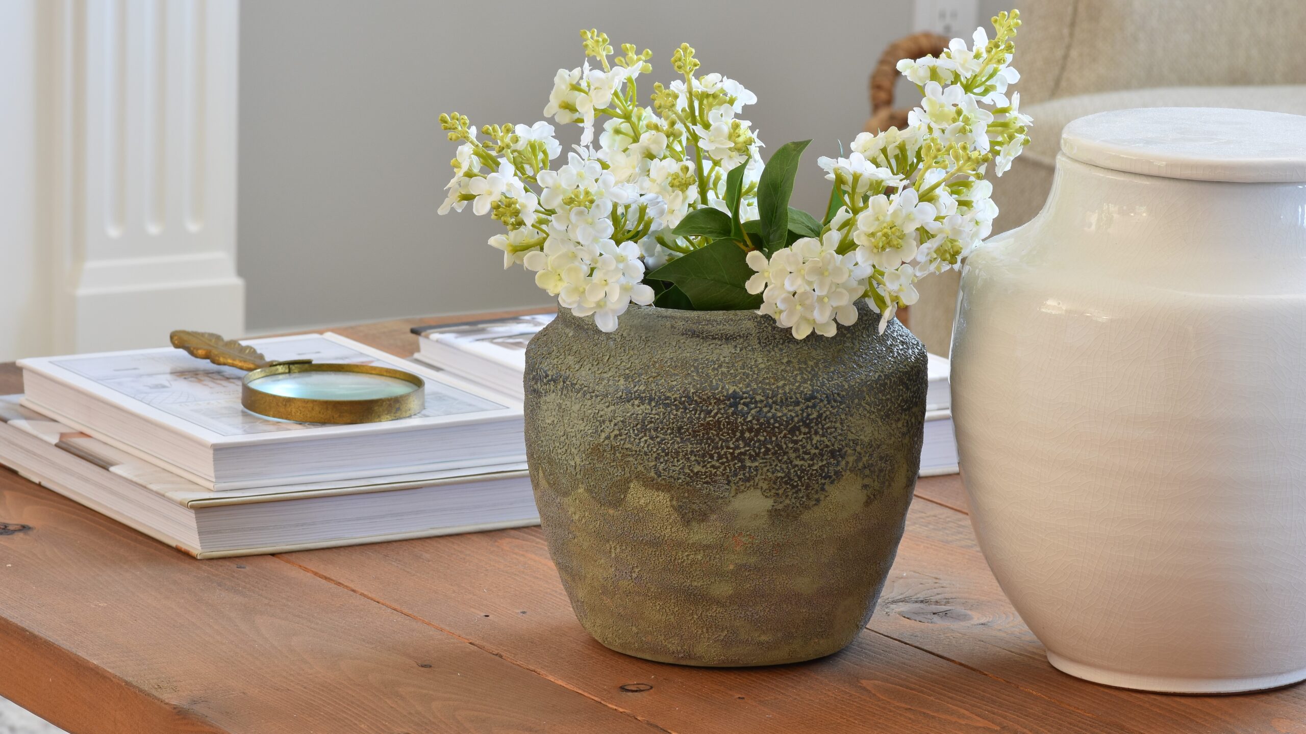 simple coffee table styling