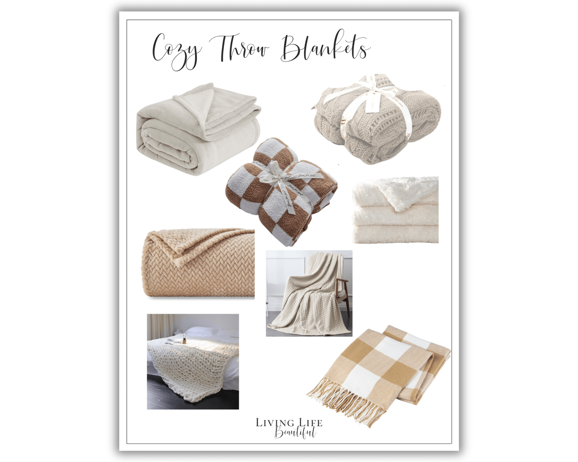 Types of Throw Blankets: The Best Cozy Finds for Autumn