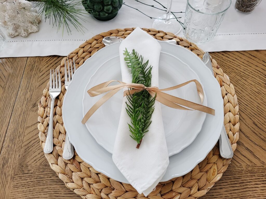 holiday table setting ideas