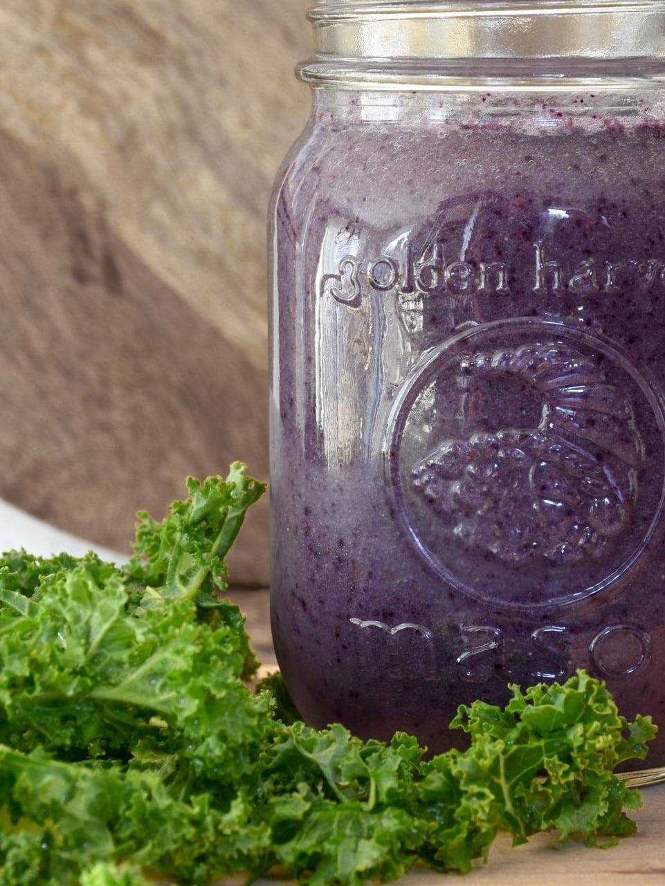 blueberry kale smoothie