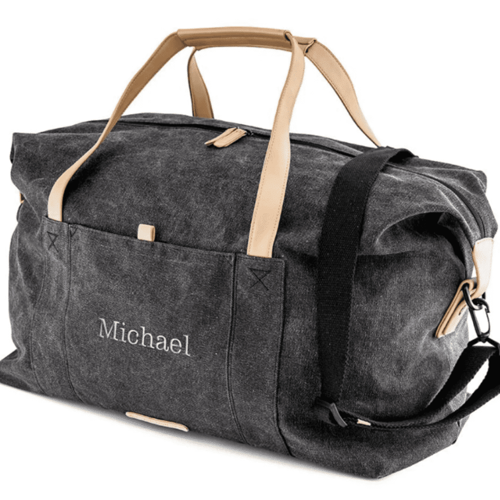 personalized duffle bag