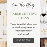 dining room table setting