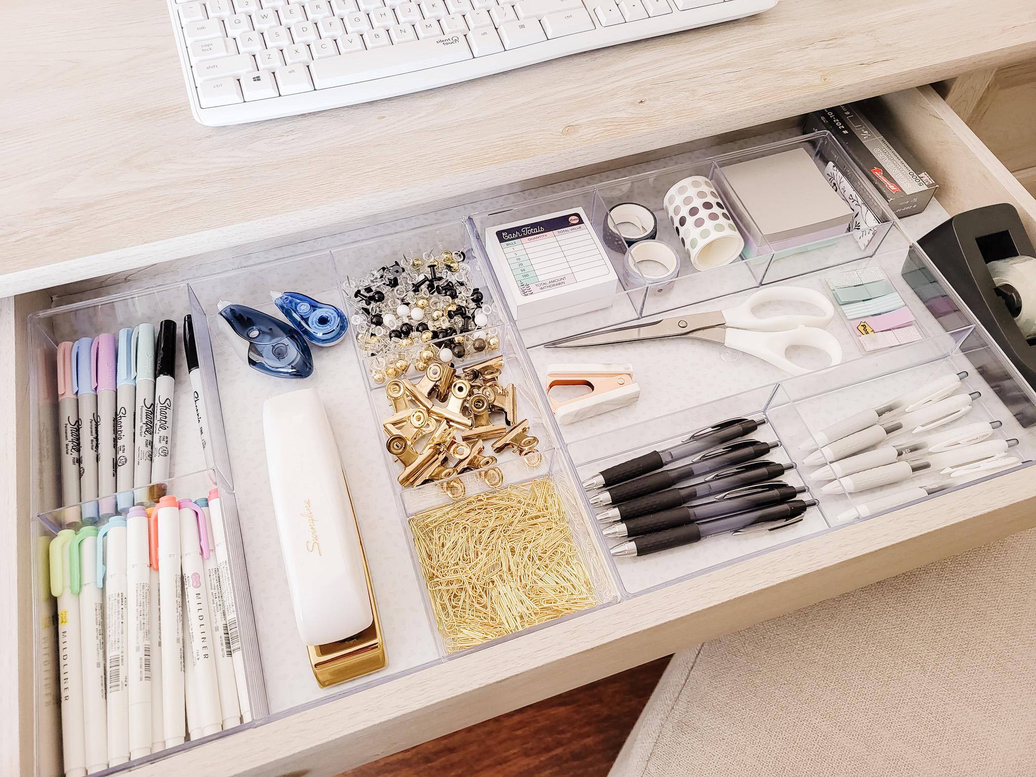 Desk Drawer Organization: Aesthetic Tips for Home Office