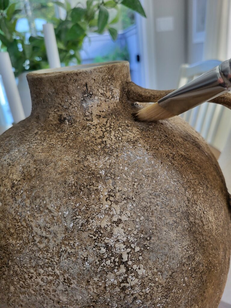 aged vase