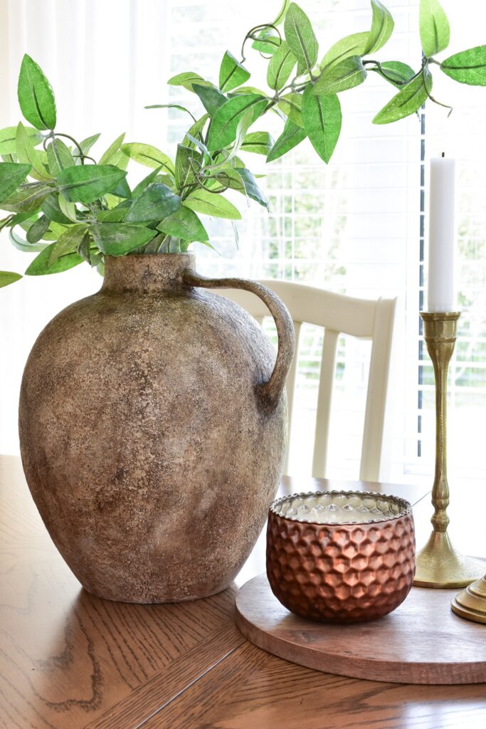 diy aged vase