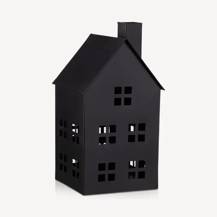 metal black house