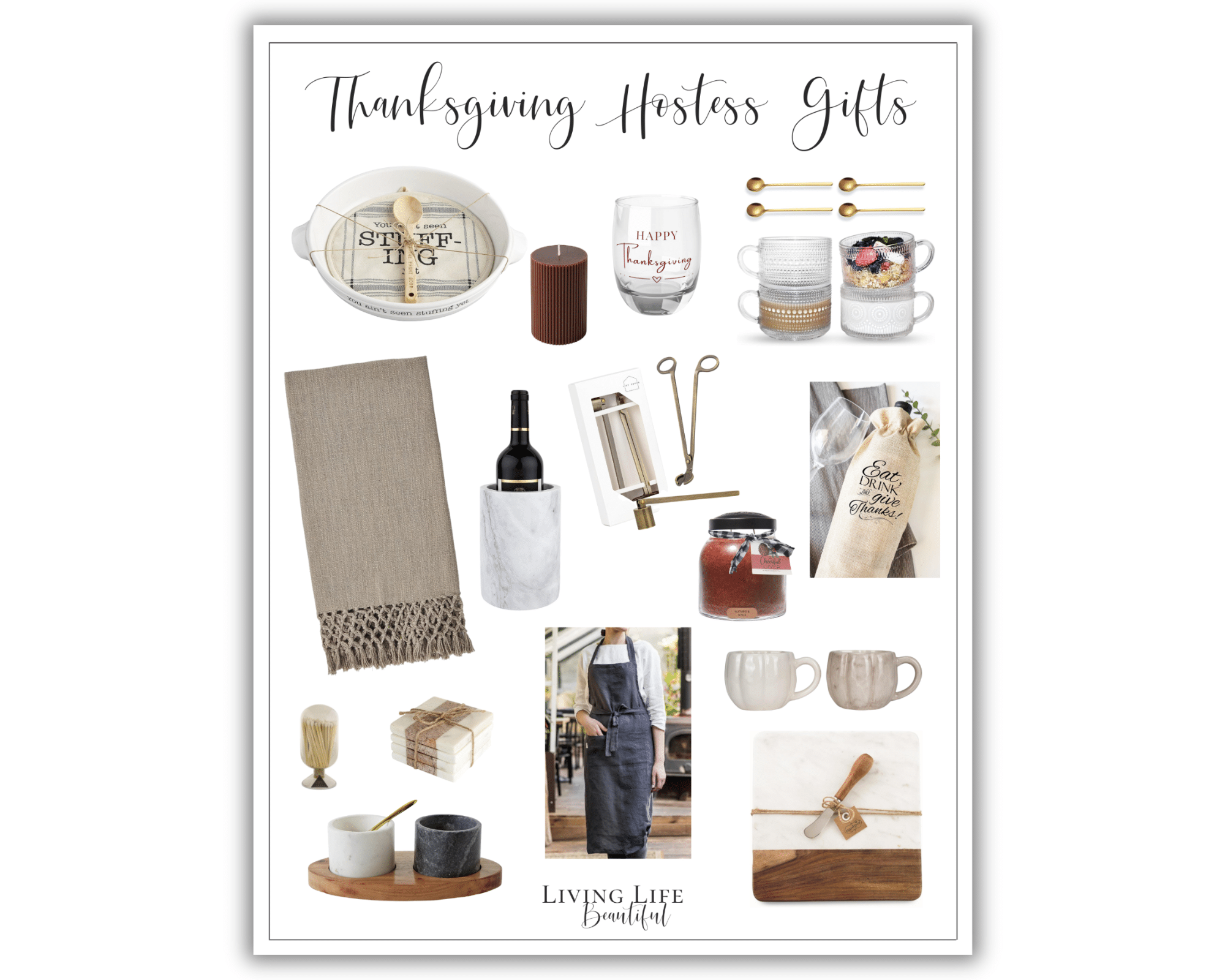 15 Perfect Thanksgiving Hostess Gifts For Any Home - Living Life Beautiful