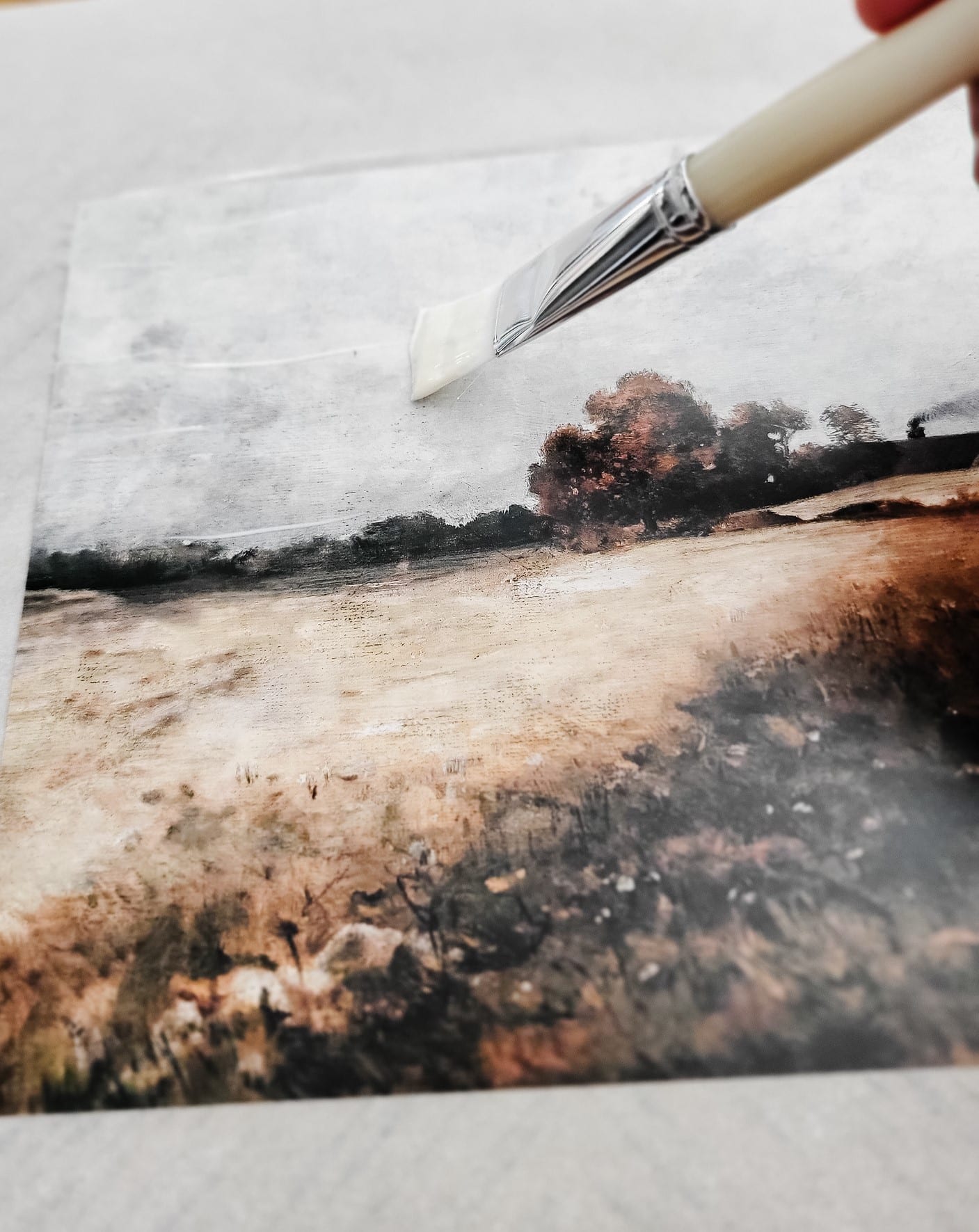 An Affordable Way to Transform Prints  into Paintings