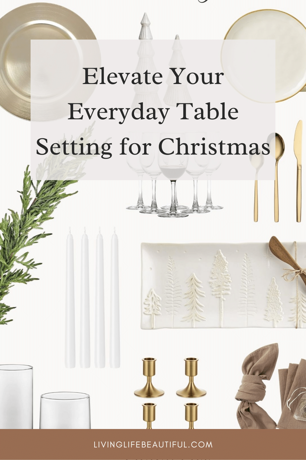 simple christmas table decorations