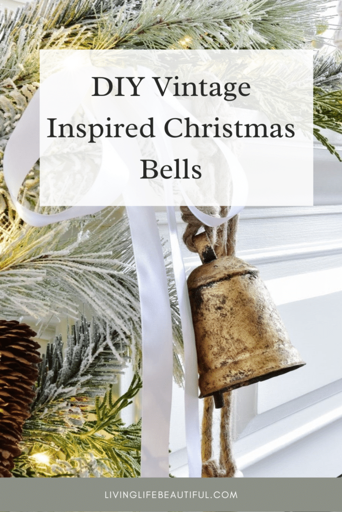 diy vintage inspired christmas bells
