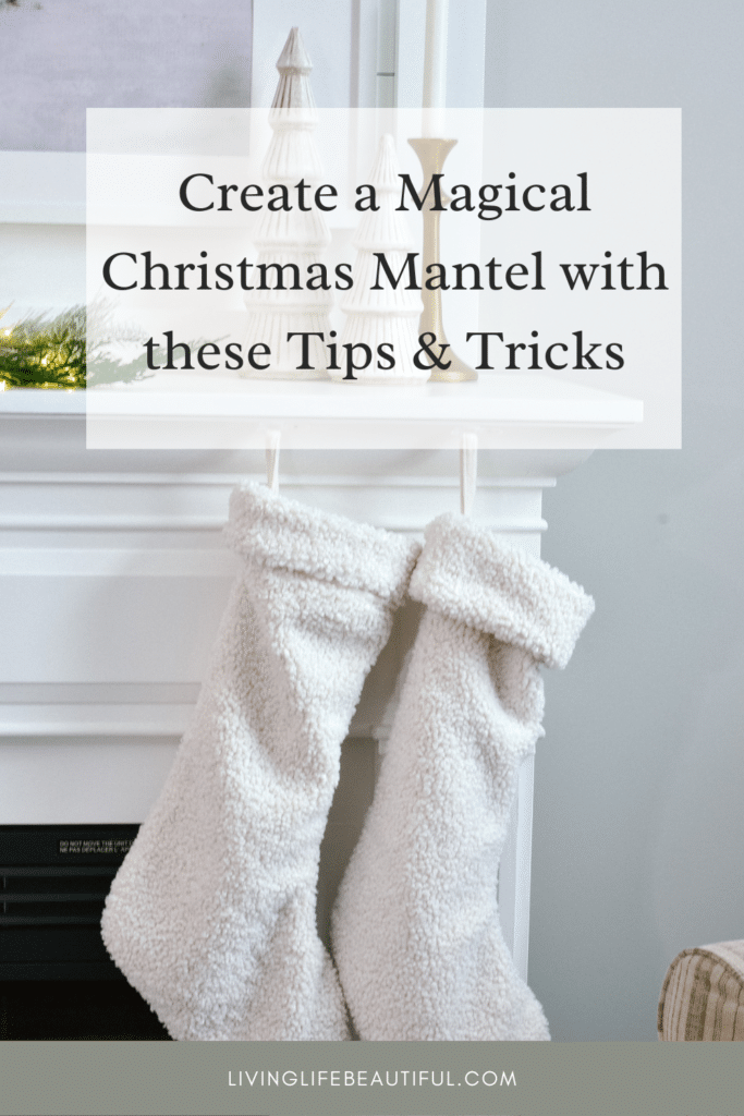 how to decorate a mantel for christmas