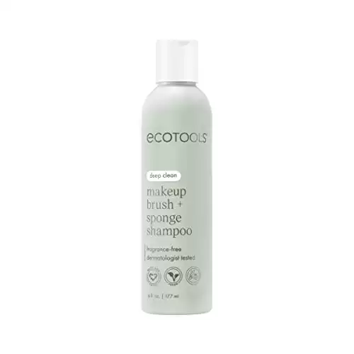 Ecotools Makeup Brush Cleansing Shampoo, 6 Ounce