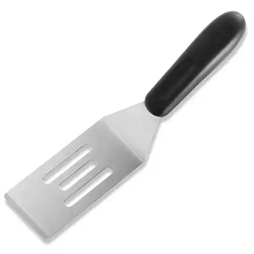 Stainless Steel Mini Serving Spatula, Culinary Kitchen Spatula for Serving and Turning, Mini Slotted Turner for Flipping, Cooking and Baking Kitchen Utensil, Dishwasher Safe