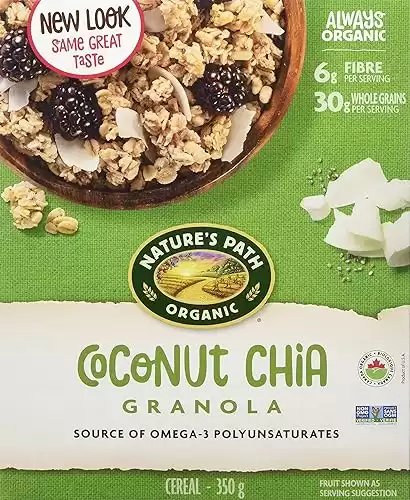 Nature's Path Organic Coconut Chia Granola 350g Box