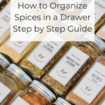 how to organize spices