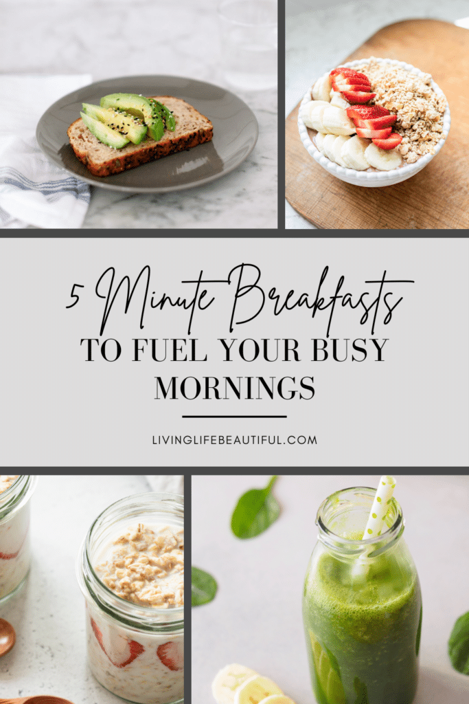 5 minute breakfast ideas