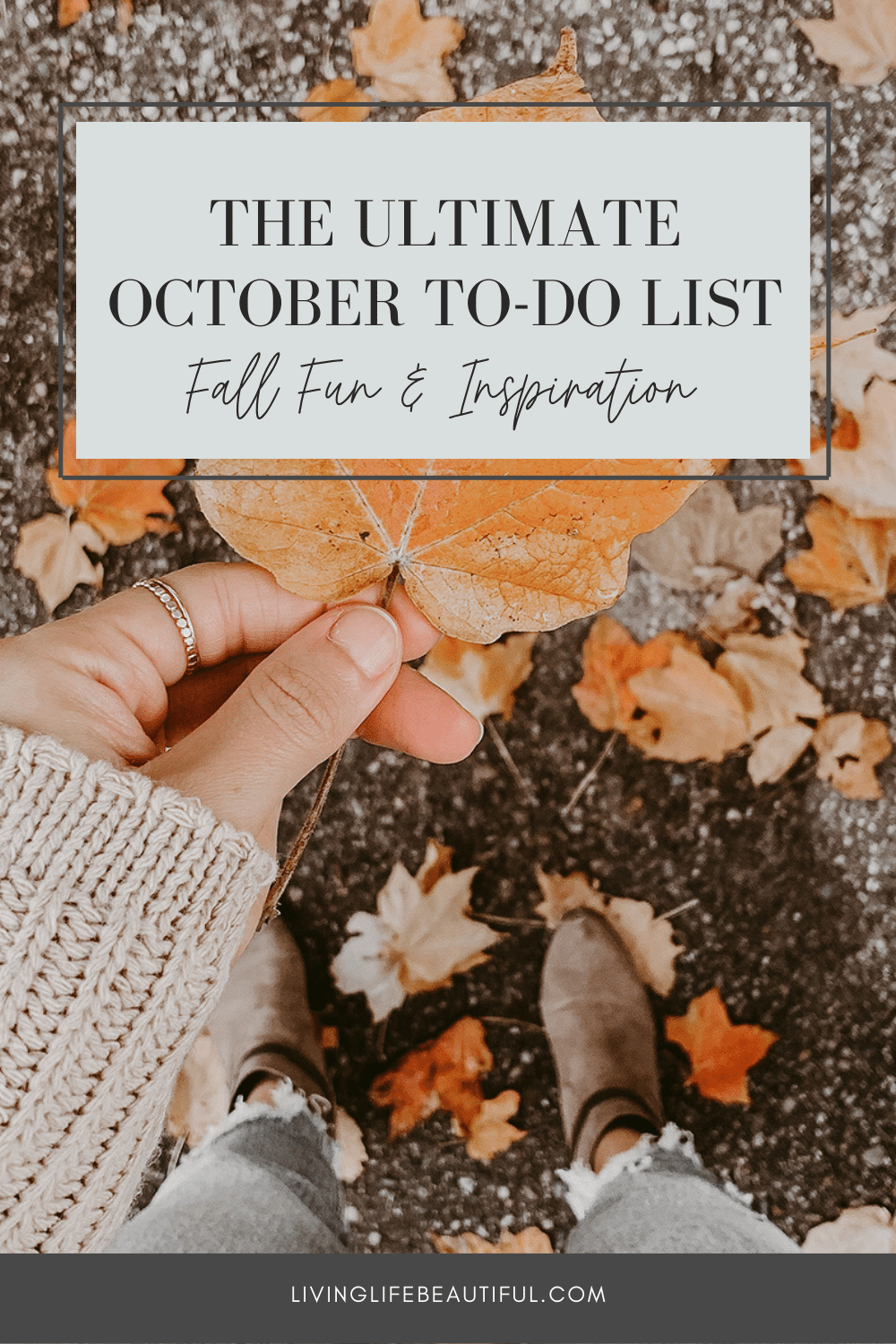 october to do list