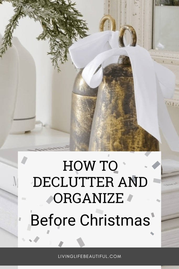 decluttering for christmas