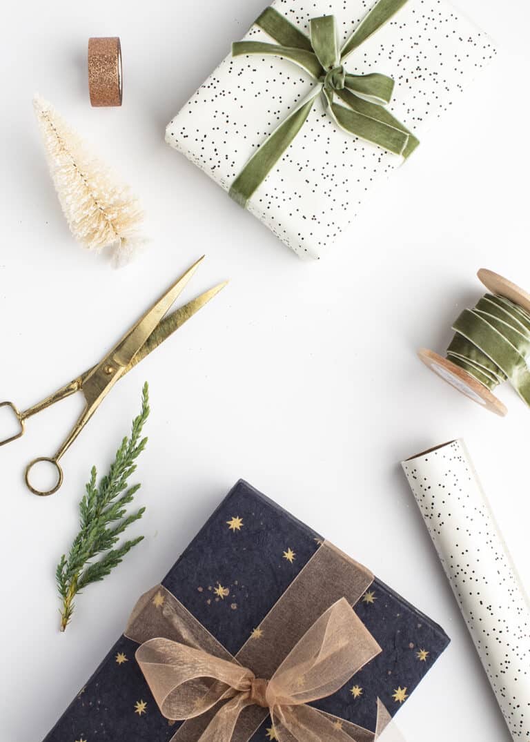 gift wrapping and christmas checklist